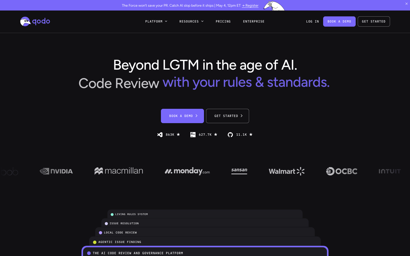 Qodo AI developer tools tool screenshot