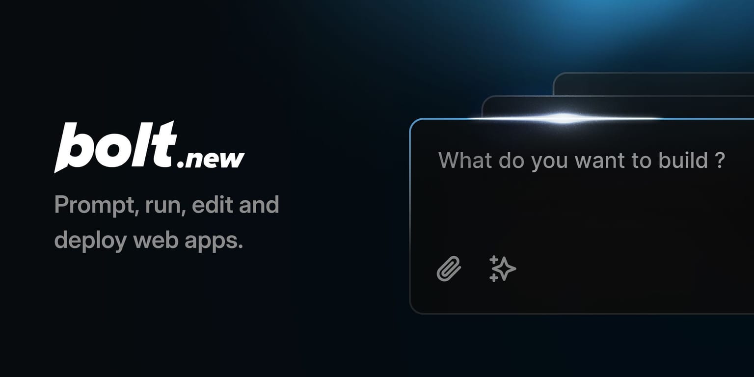 Bolt.new AI App Builder Screenshot