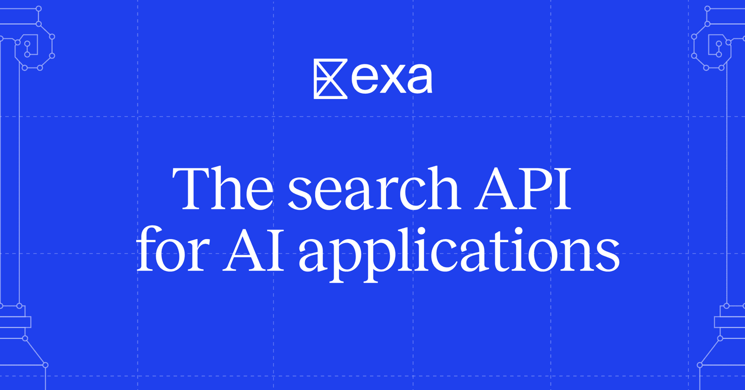 Exa AI Search API Screenshot