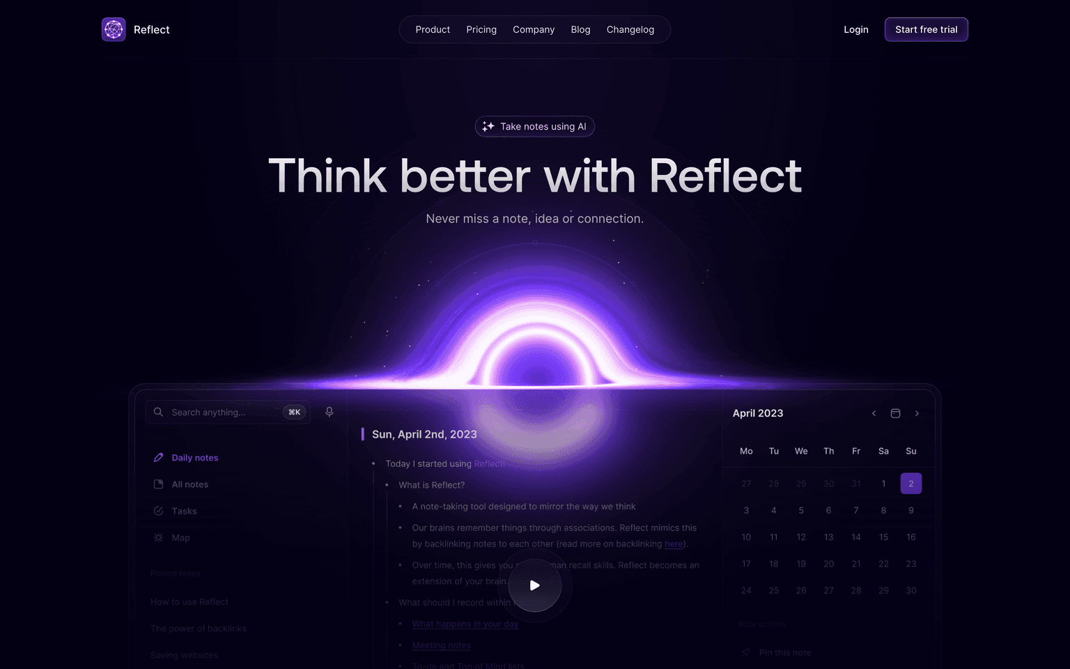 Reflect Screenshot