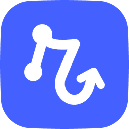 Relay.app workflow automation company logo mark on a plain background