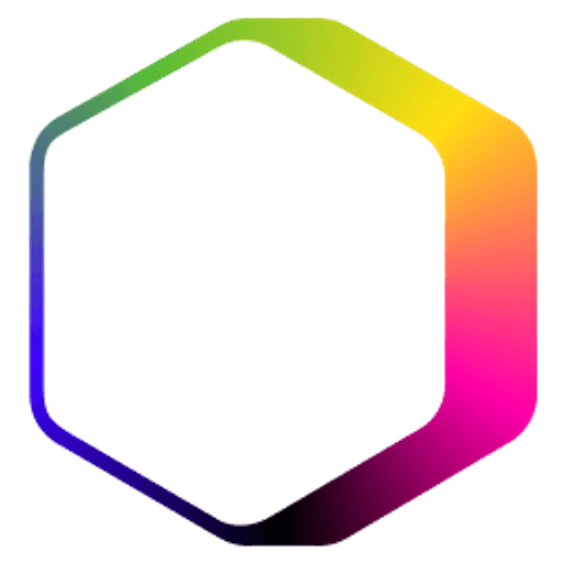 Roi app icon, a rounded square containing a stylized letter mark