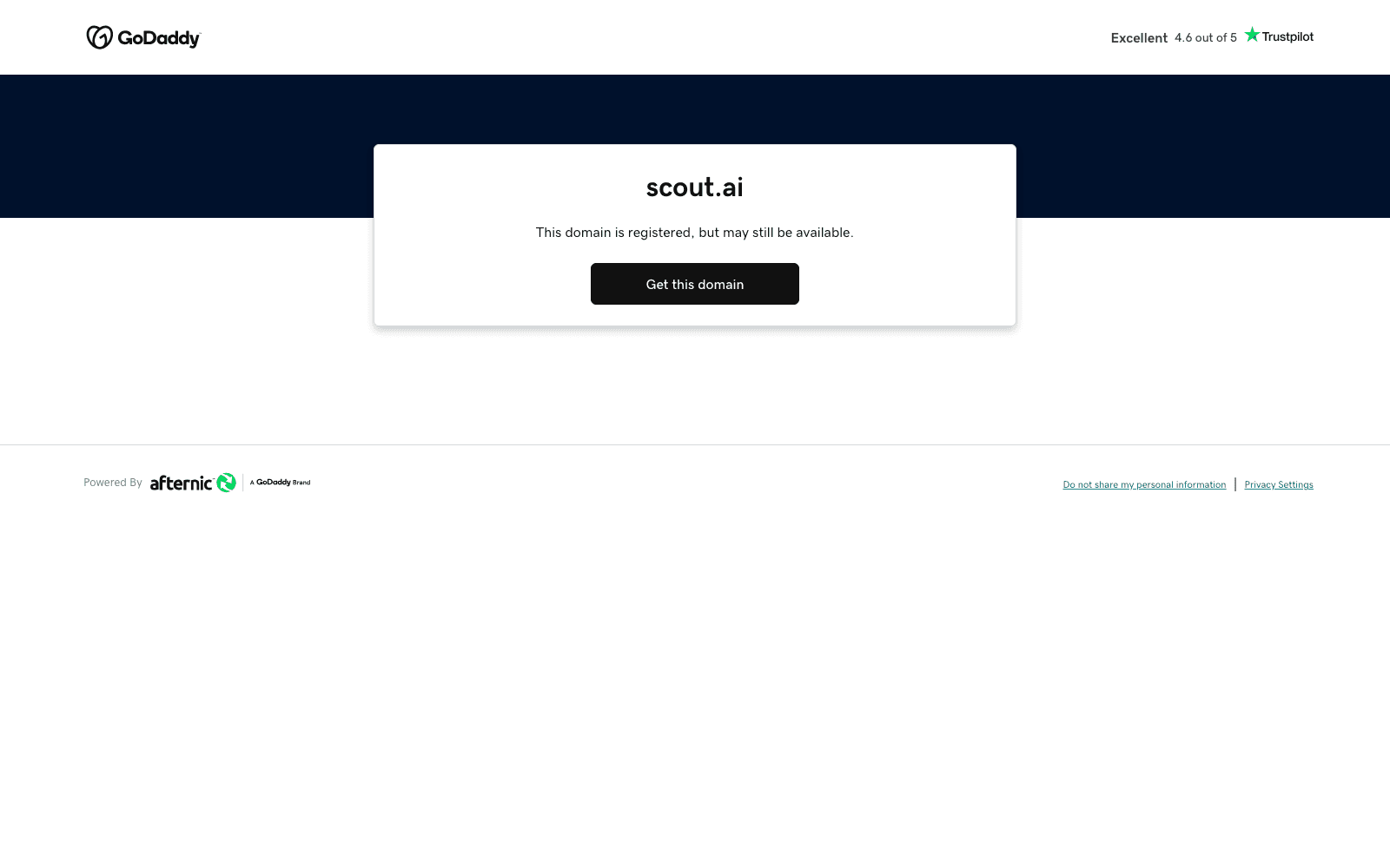 Scout AI sales & revops tool screenshot