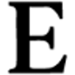Ellis logo, a black serif letter E mark for the private credit operations AI platform