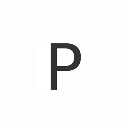 P-1 AI logo, a bold letter P mark for the agentic AI engineer for mechanical and electrical design