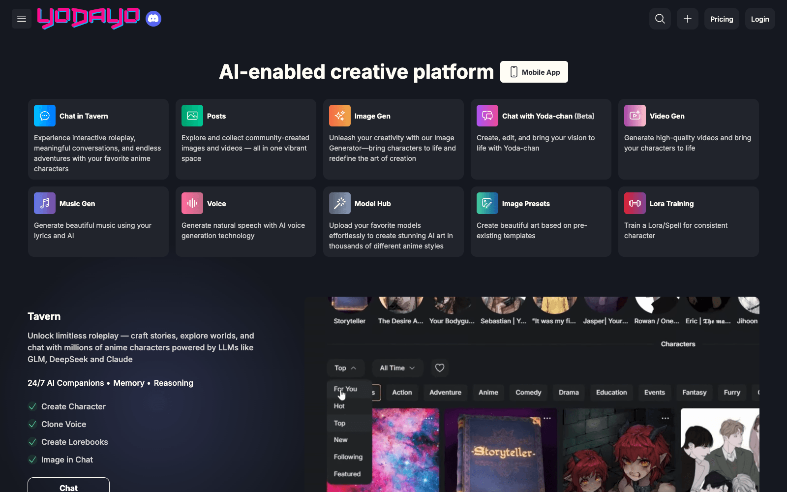 Yodayo nsfw tool screenshot