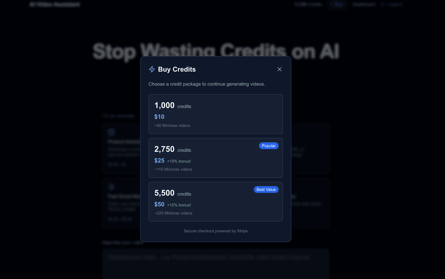 Pick AI Videos video creation tool screenshot 3