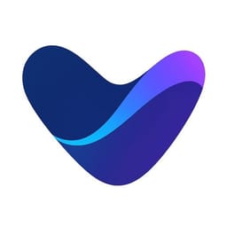 Human Browser logo, a blue and purple gradient heart-shaped mark on a white background