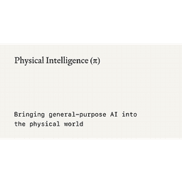Physical Intelligence ai/ml models tool logo