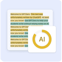 GPTZero ai content writing tool logo