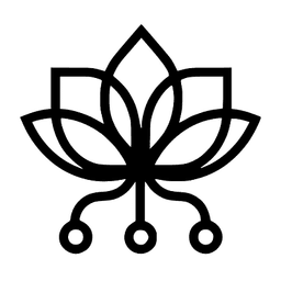 Pollinations brand logo mark shown as a square app icon