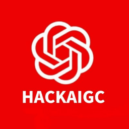 HackAIGC brand logo mark shown as a square app icon