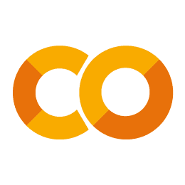 Google Colaboratory brand logo mark shown as a square app icon