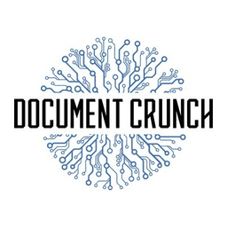 Document Crunch brand logo mark shown as a square app icon