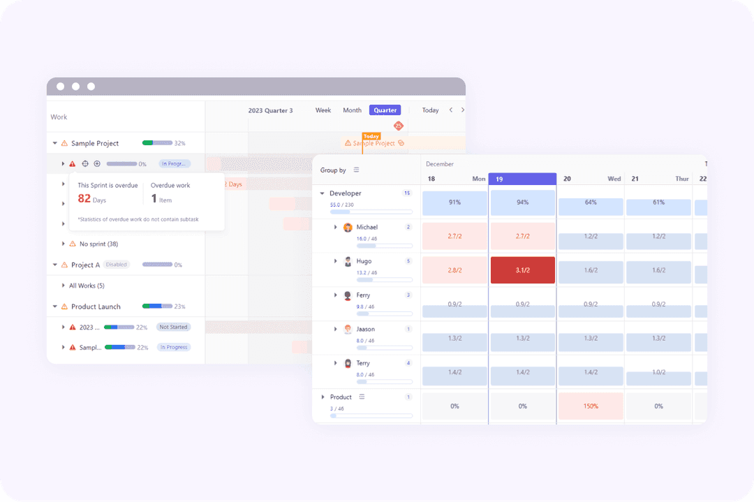 Leiga workflow automation tool screenshot