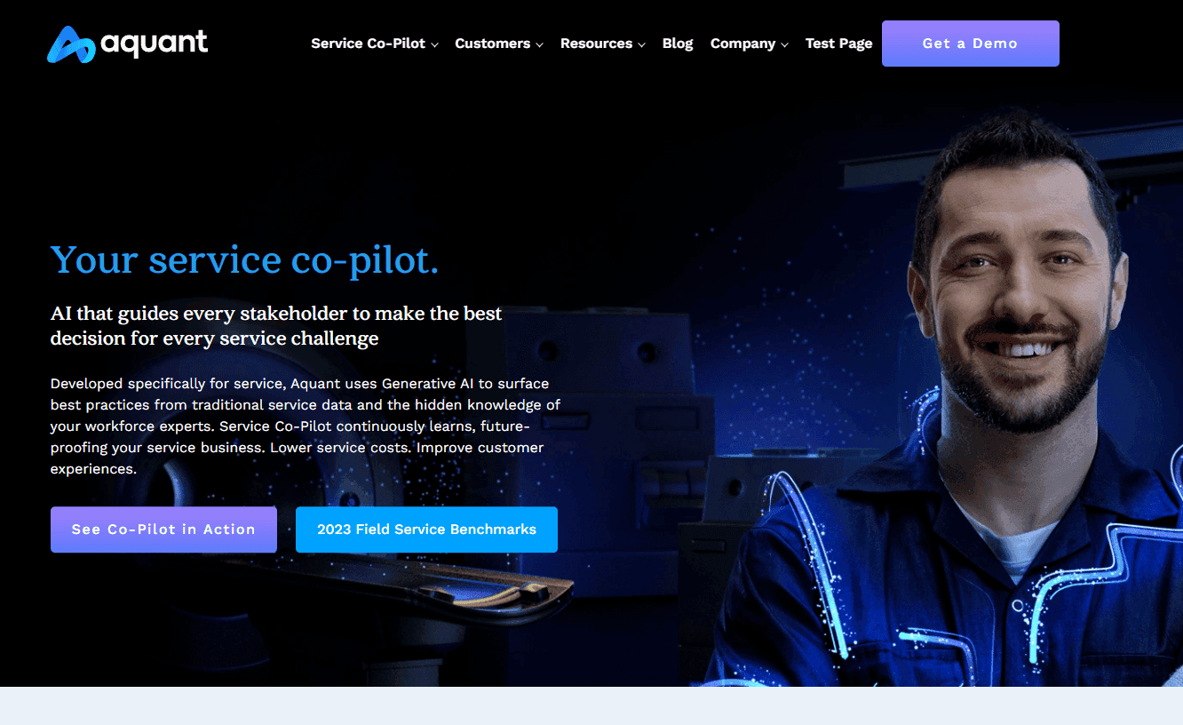 AI-Driven Service Solutions Interface