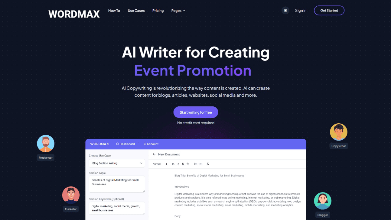 AI-Powered Content Writing Tool
