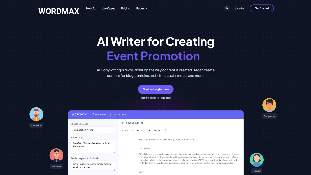 AI-Powered Content Writing Tool