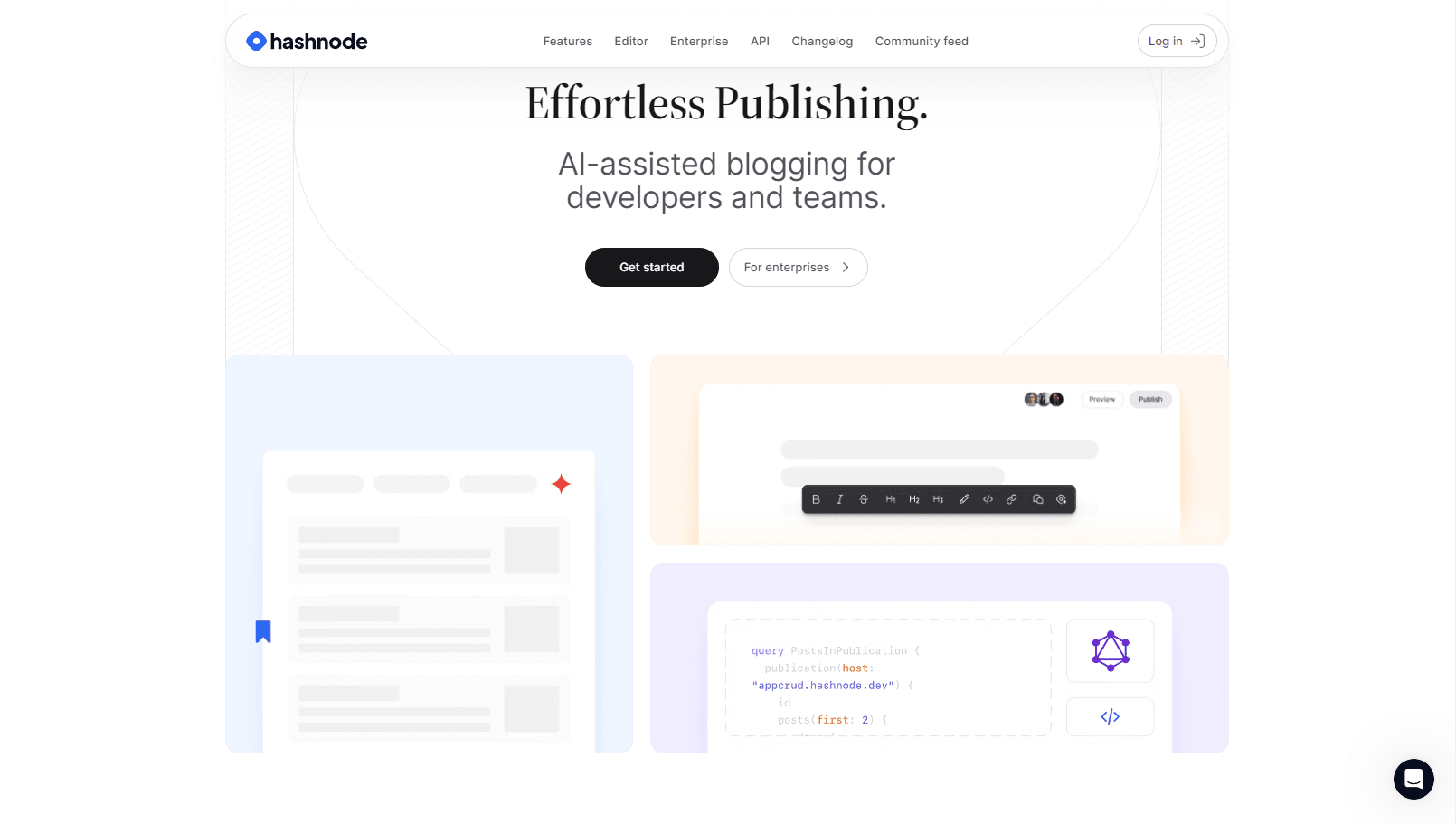 AI-assisted blogging platform for developers