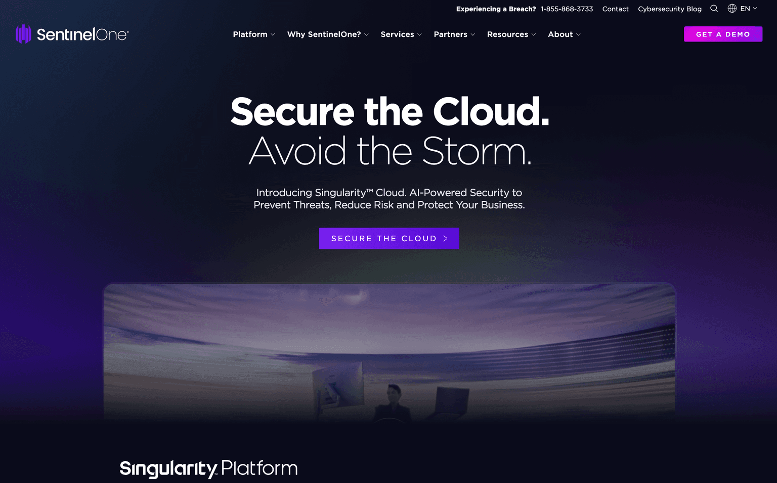 AI-driven cybersecurity platform