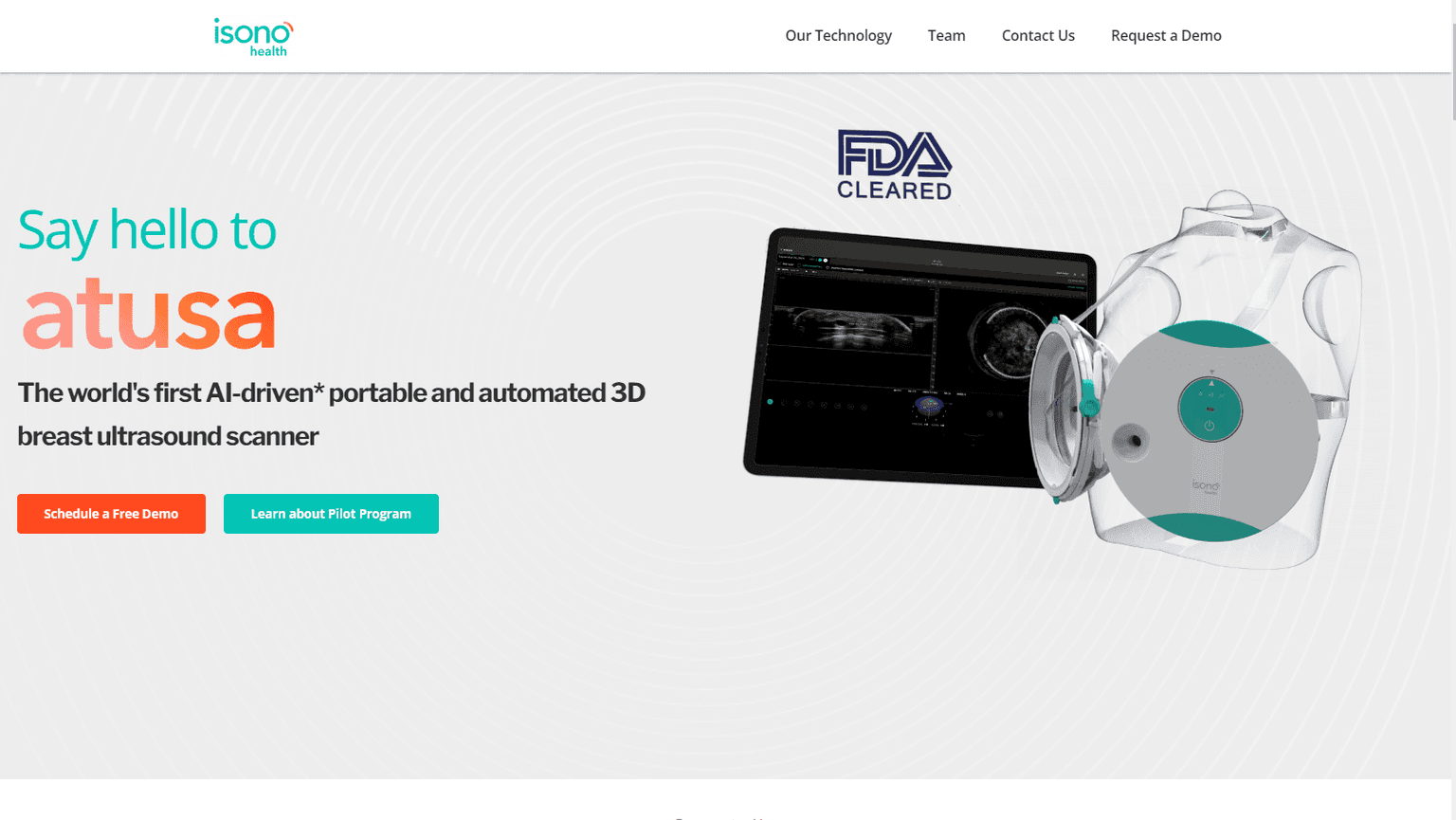 AI-driven portable and automated 3D breast ultrasound scanner