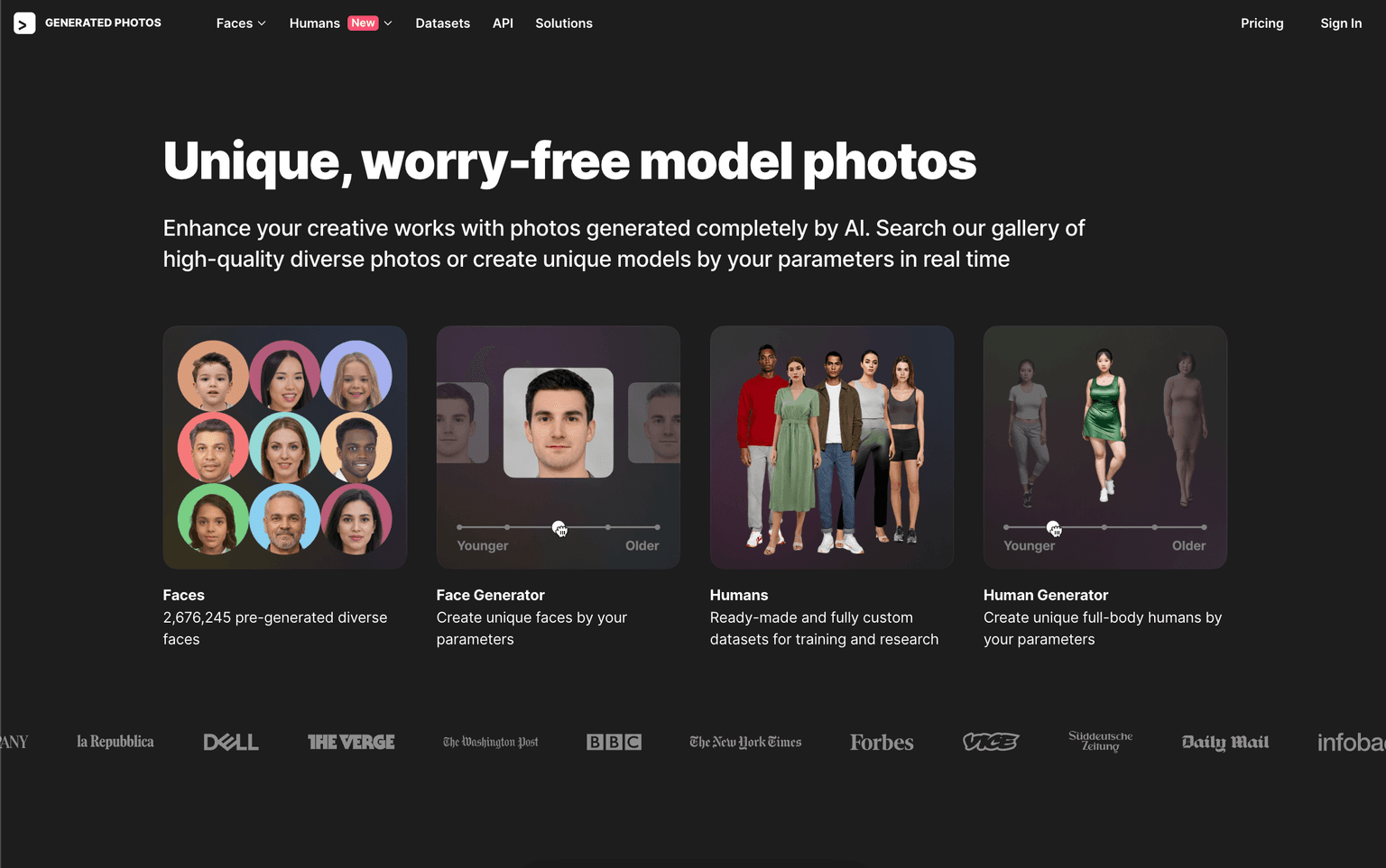 AI-generated model photo