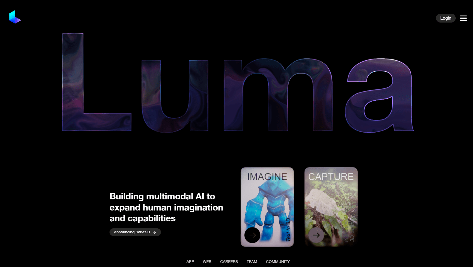 AI-powered 3D content creation interface