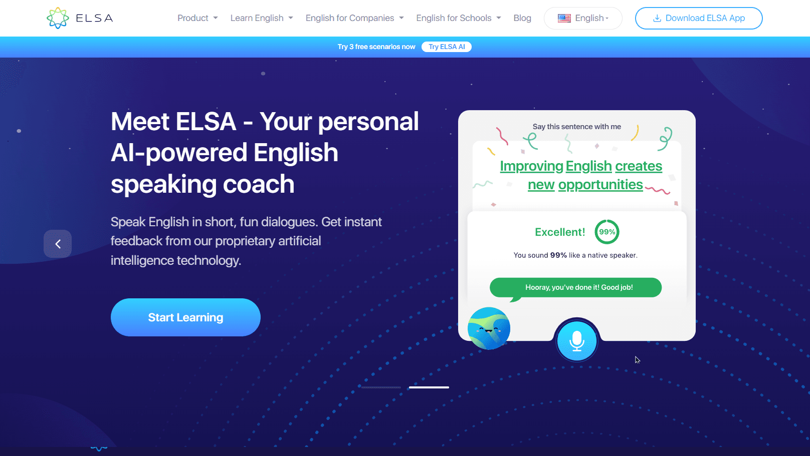 AI-powered English pronunciation practice app