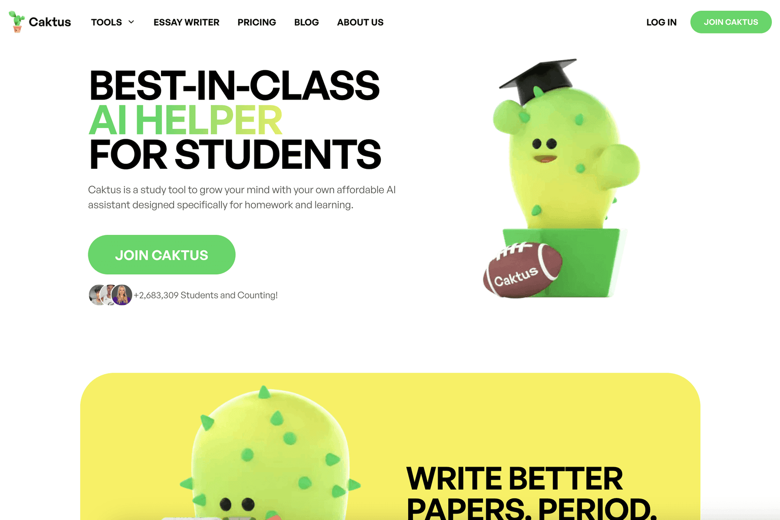 AI-powered academic assistant interface.