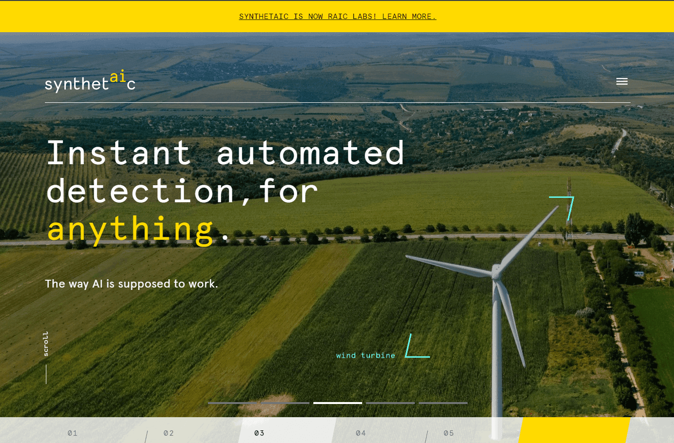AI-powered automated detection and analysis platform interface
