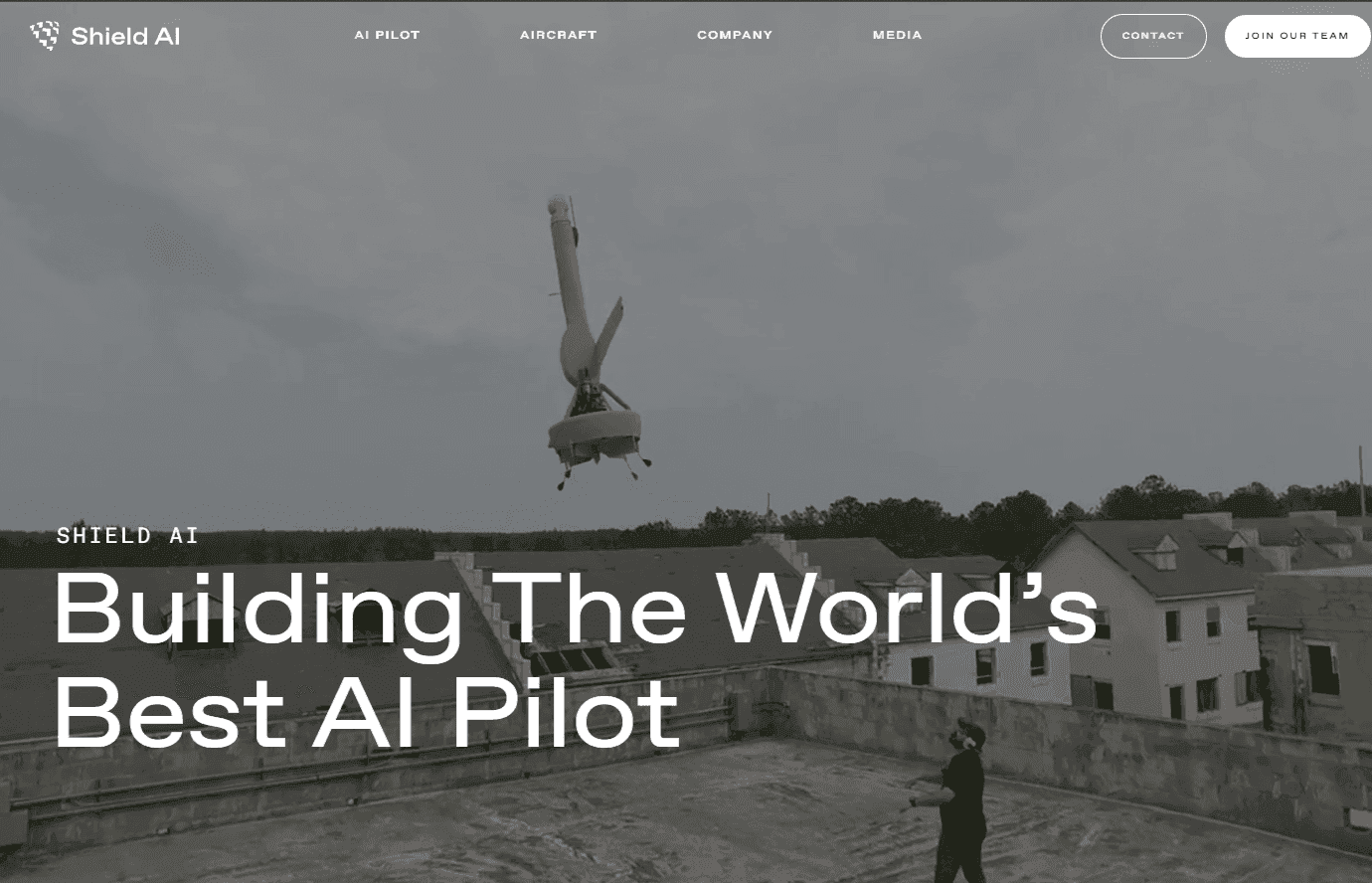 AI-powered autonomous defense technology platform interface