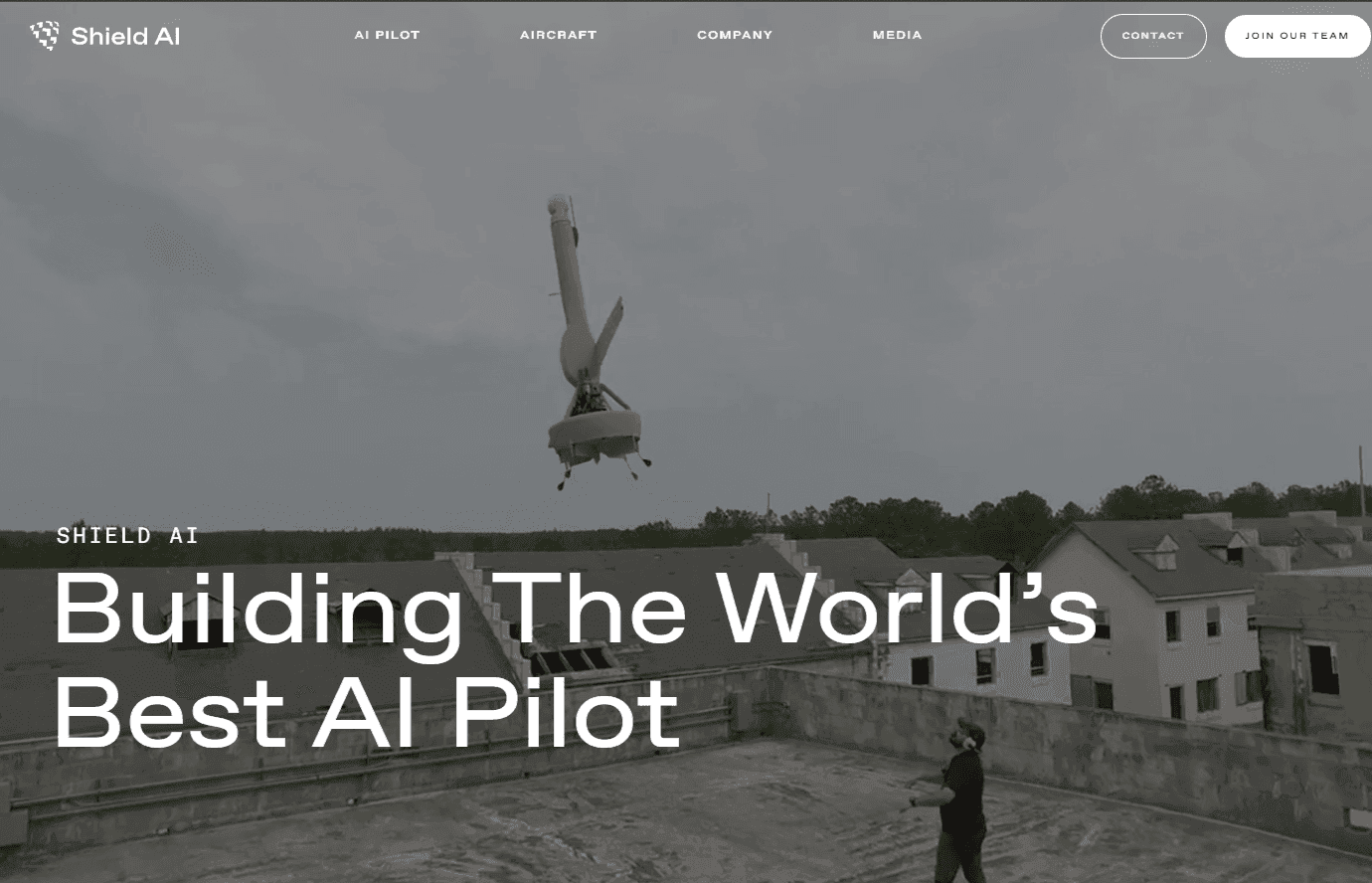 AI-powered autonomous defense technology platform interface
