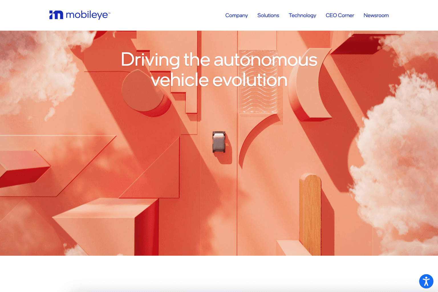 AI-powered autonomous driving technology interface.