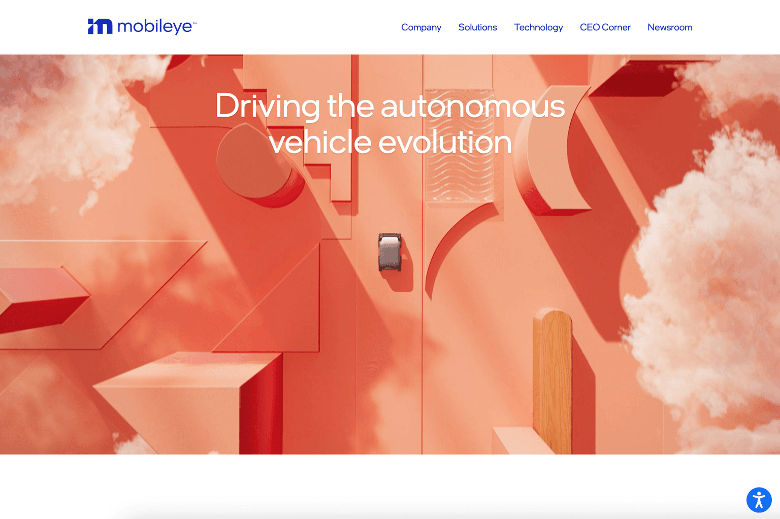 AI-powered autonomous driving technology interface.