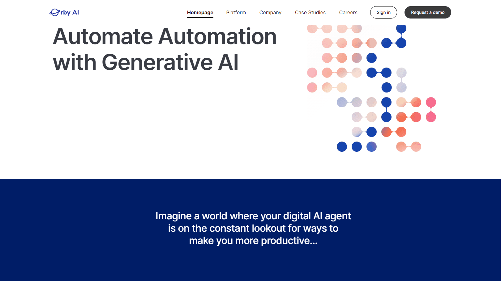 AI-powered back-office automation interface
