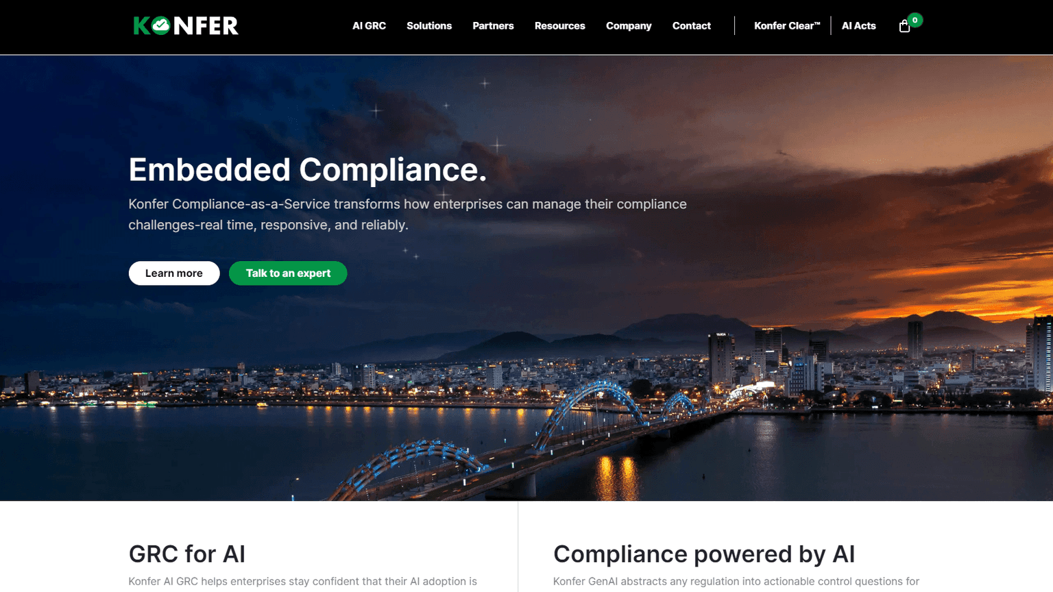 AI-powered compliance management interface