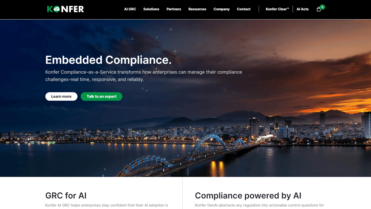 AI-powered compliance management interface