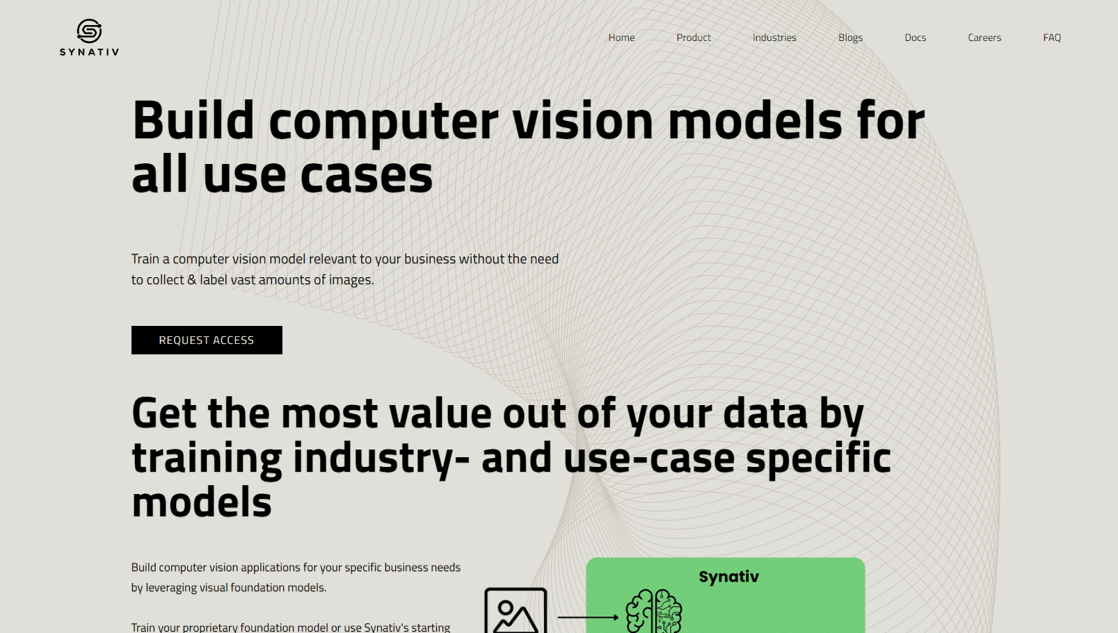 AI-powered computer vision platform interface