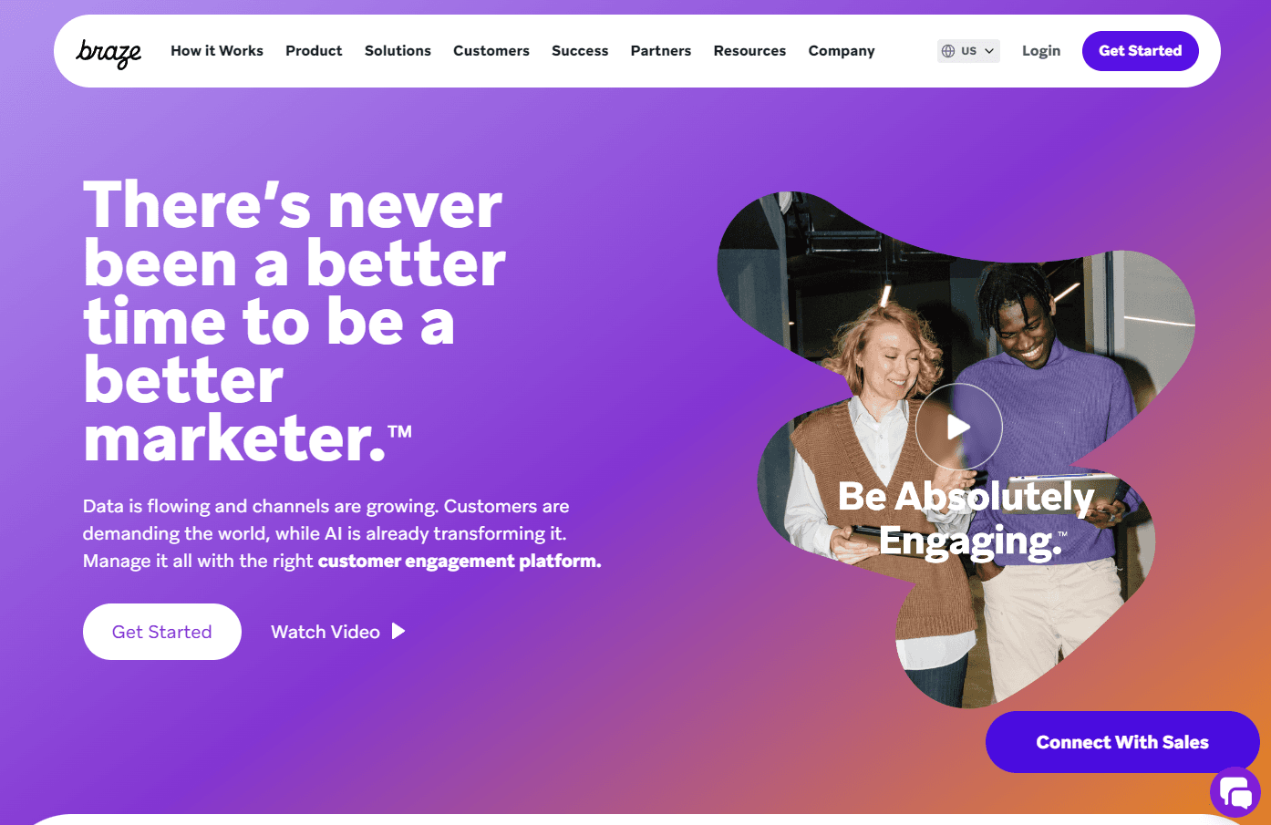 AI-powered customer engagement and marketing automation platform interface