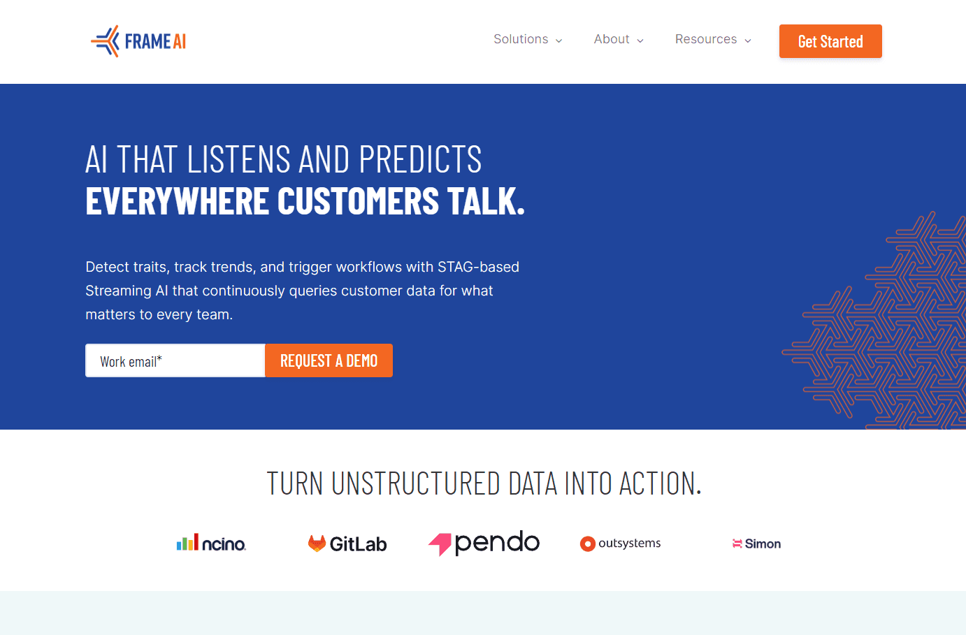 AI-powered customer feedback and conversation analysis platform interface