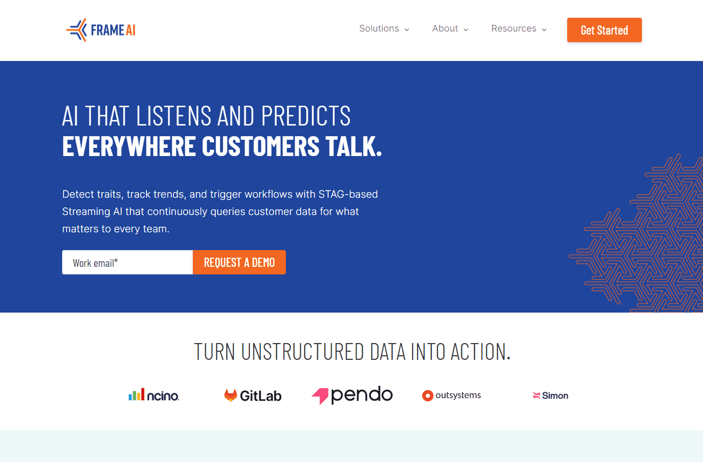 AI-powered customer feedback and conversation analysis platform interface