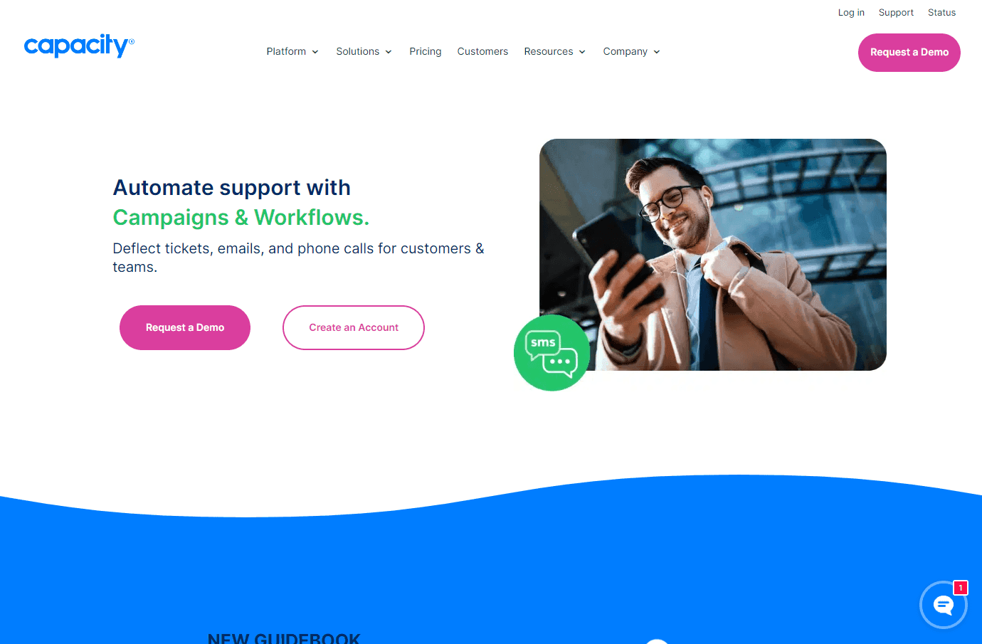AI-powered customer support and business process automation platform interface