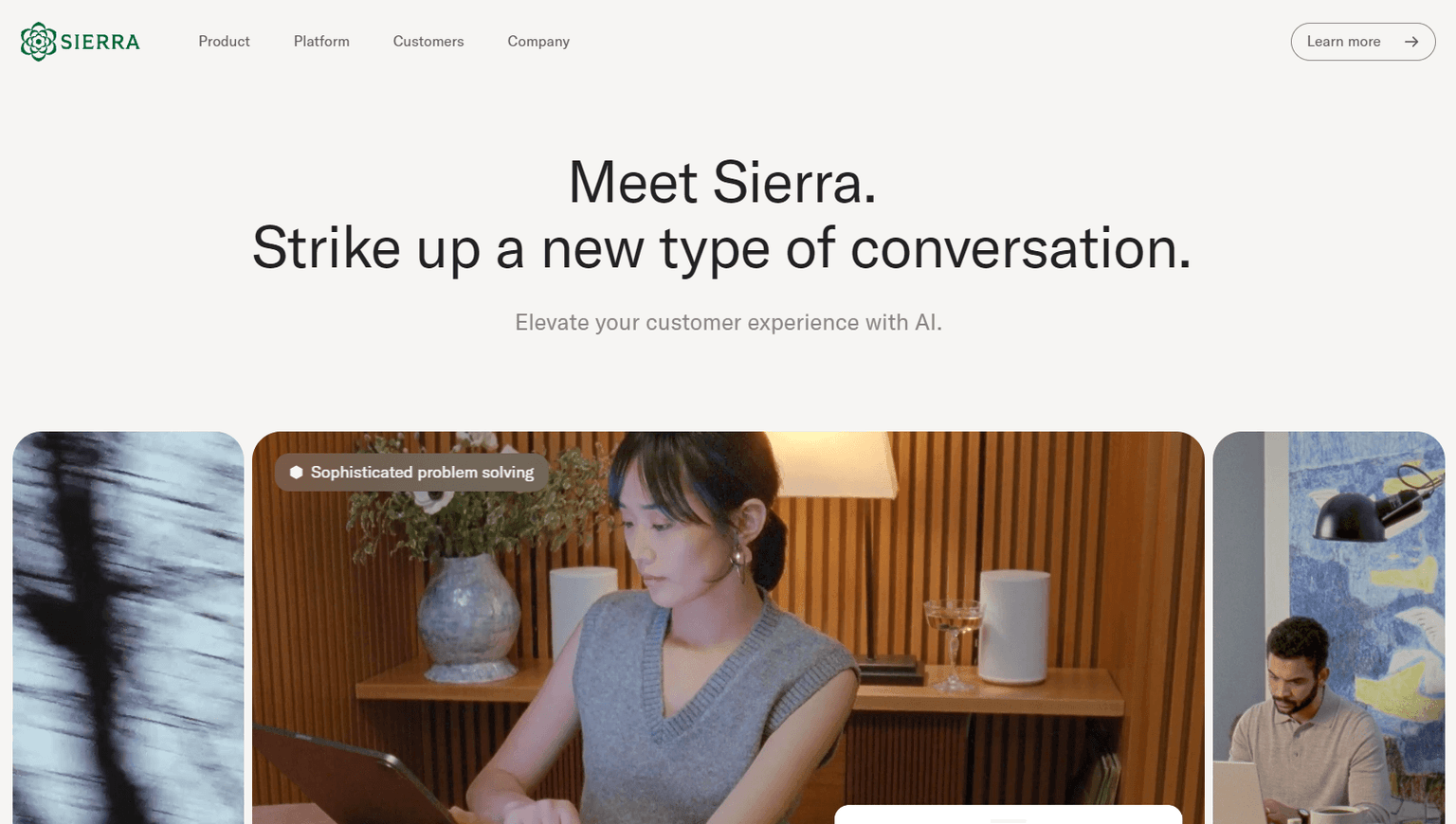 AI-powered customer support and conversational AI platform interface