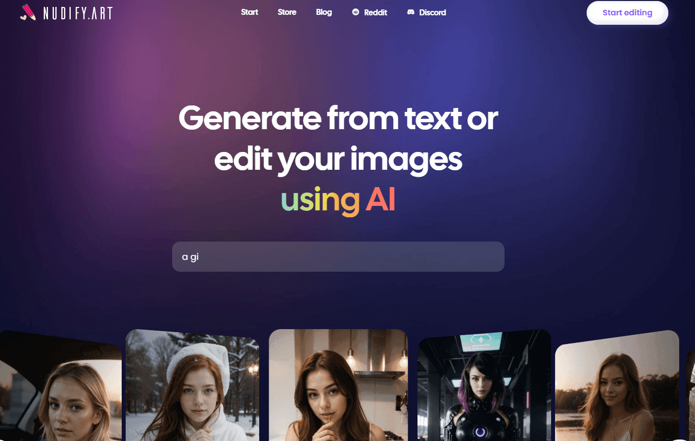 AI-powered image editing platform