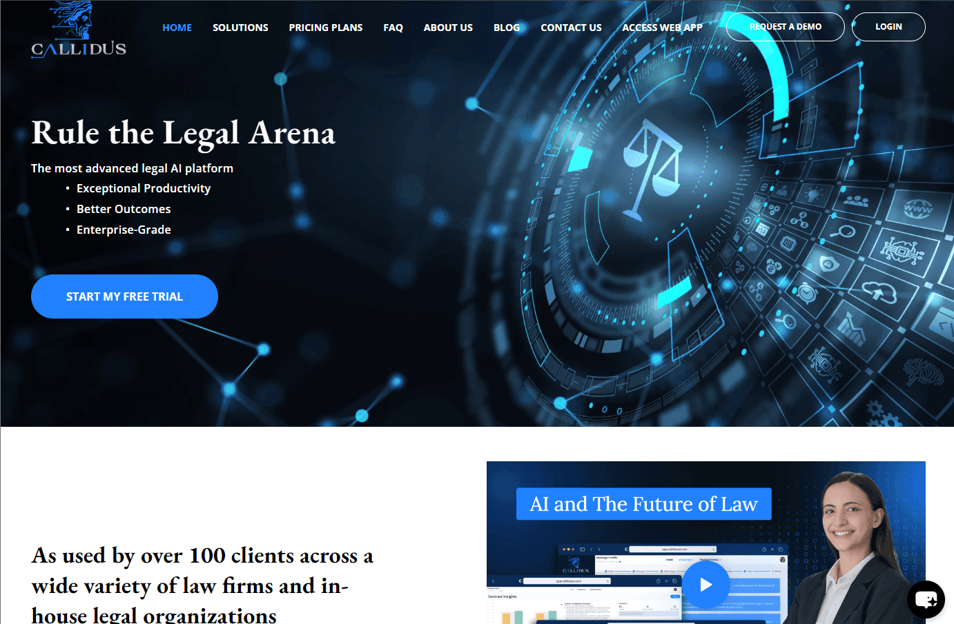 AI-powered legal research and document review platform interface