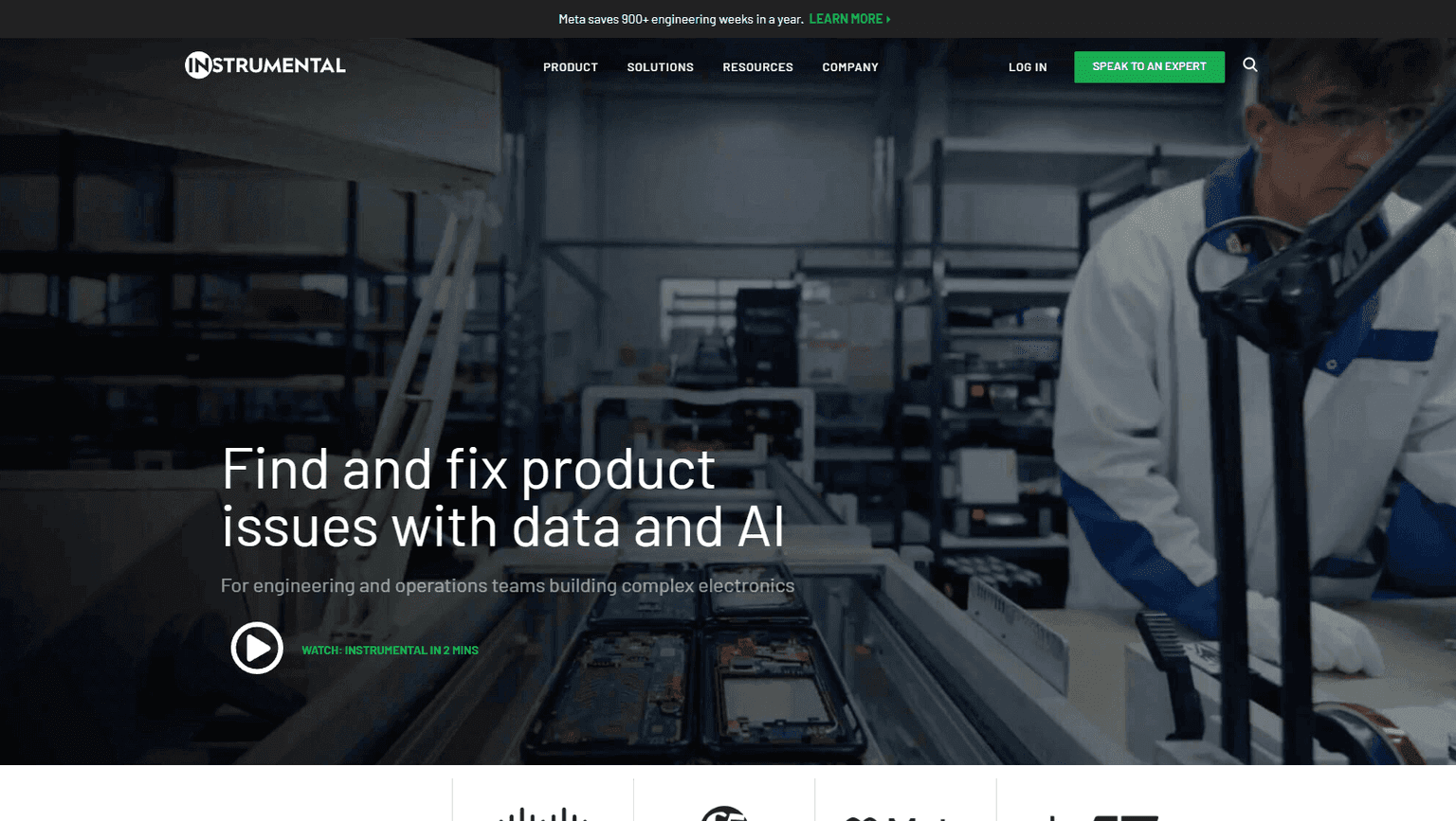 AI-powered manufacturing quality control dashboard