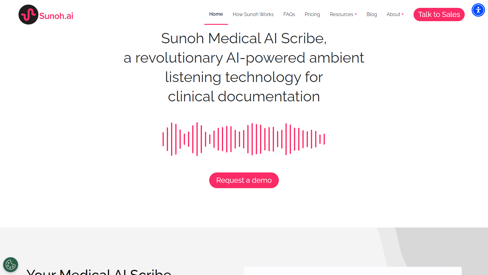 AI-powered medical conversation summarization platform interface