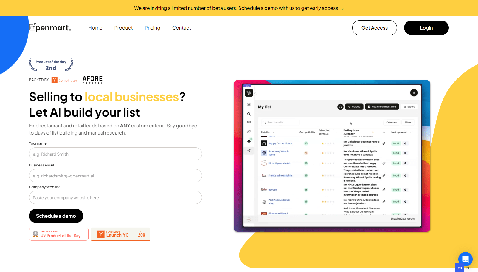 AI-powered platform for automated B2B sales research