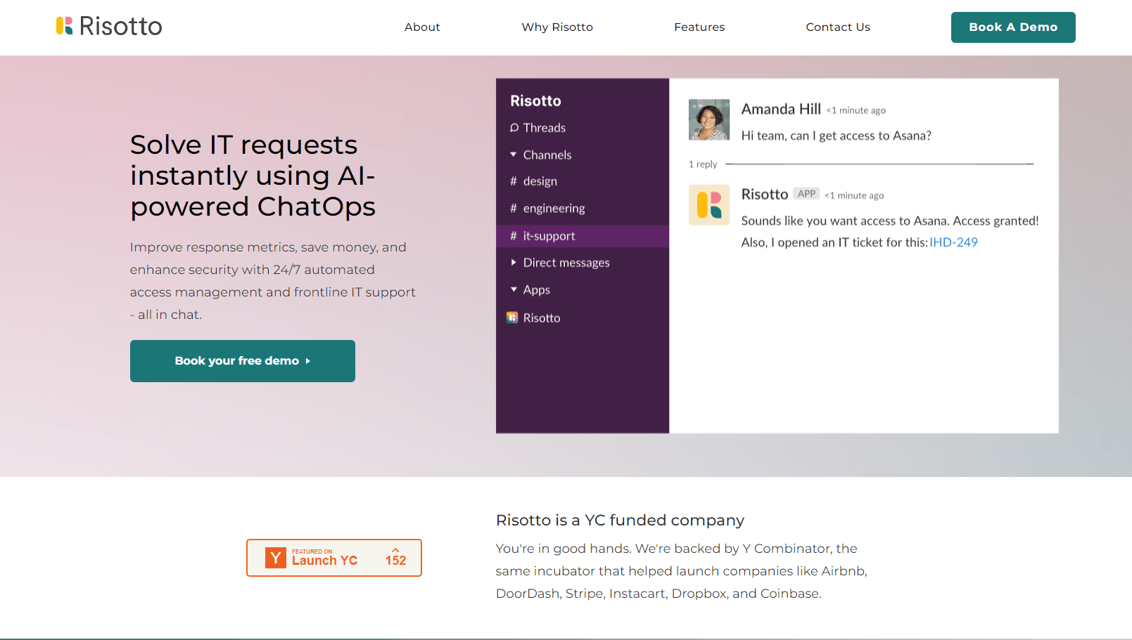 AI-powered platform for automating IT help desk operations