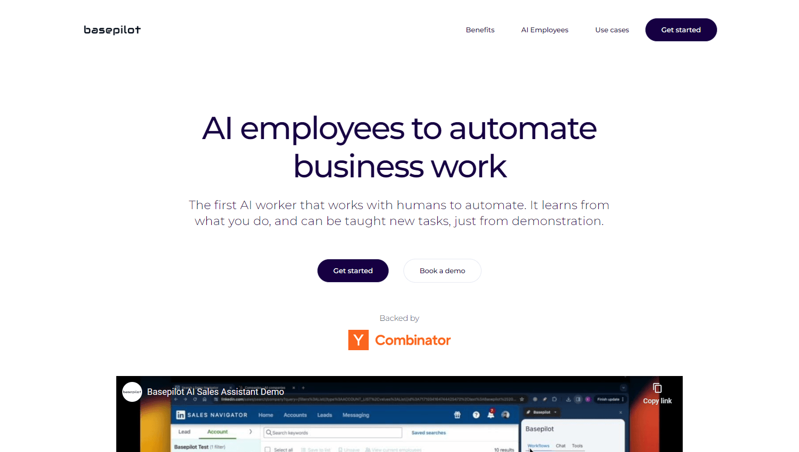 AI-powered platform for automating business tasks